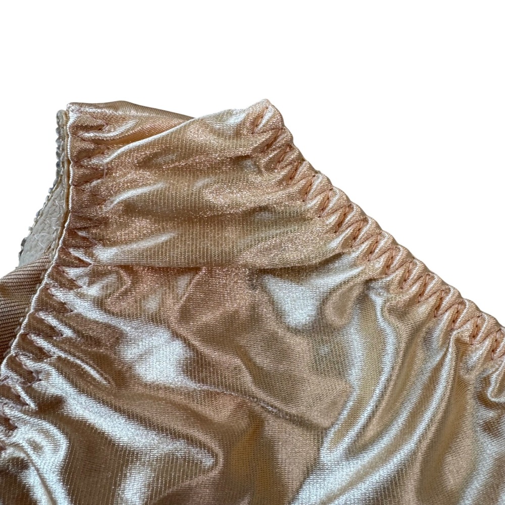 Vintage Victoria's Secret Second Skin Panties Gold Women's Size Large - Picture 9 of 9